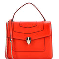 Serpenti Forever Top Handle Bag Leather Medium