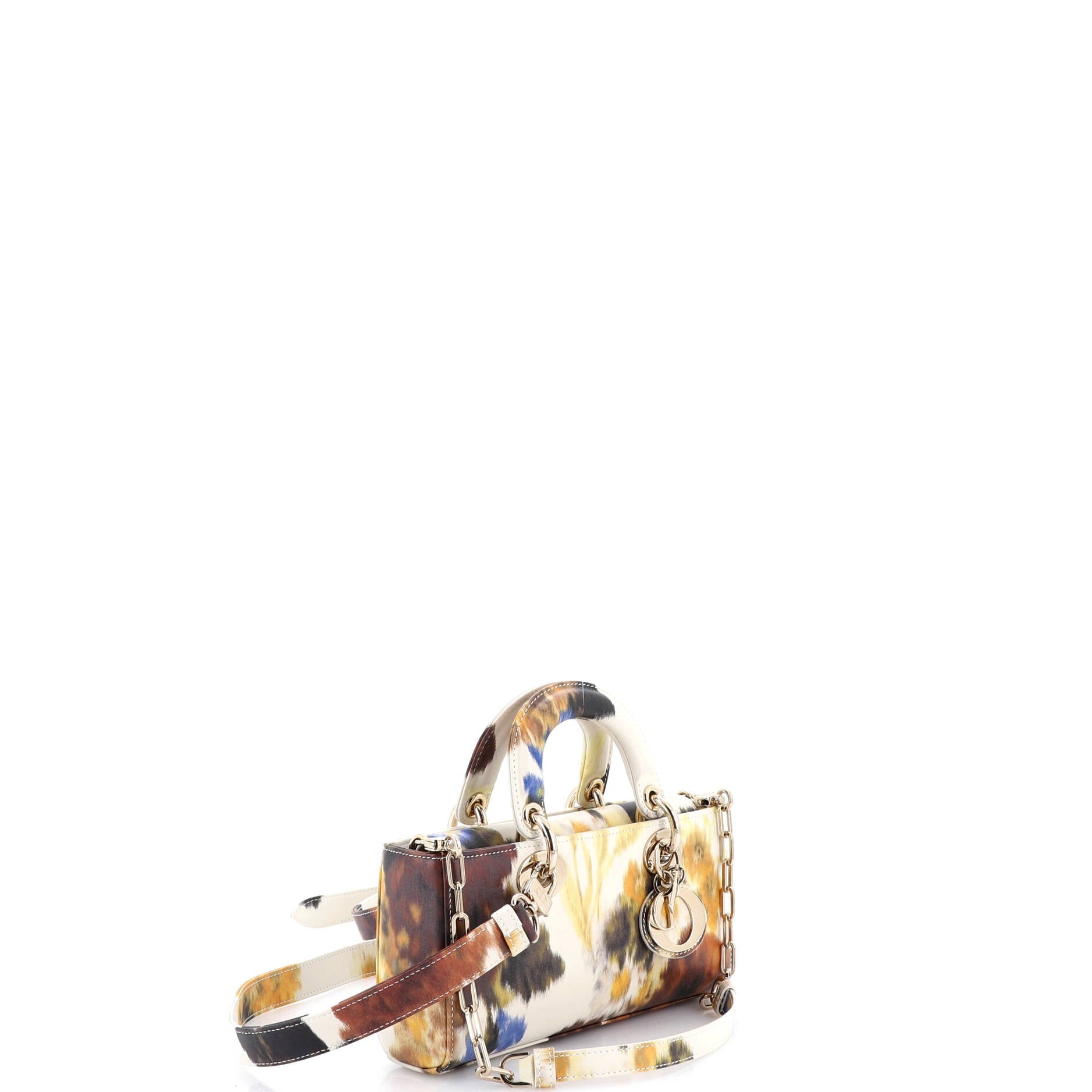 Lady D-Joy Bag Printed Leather Small