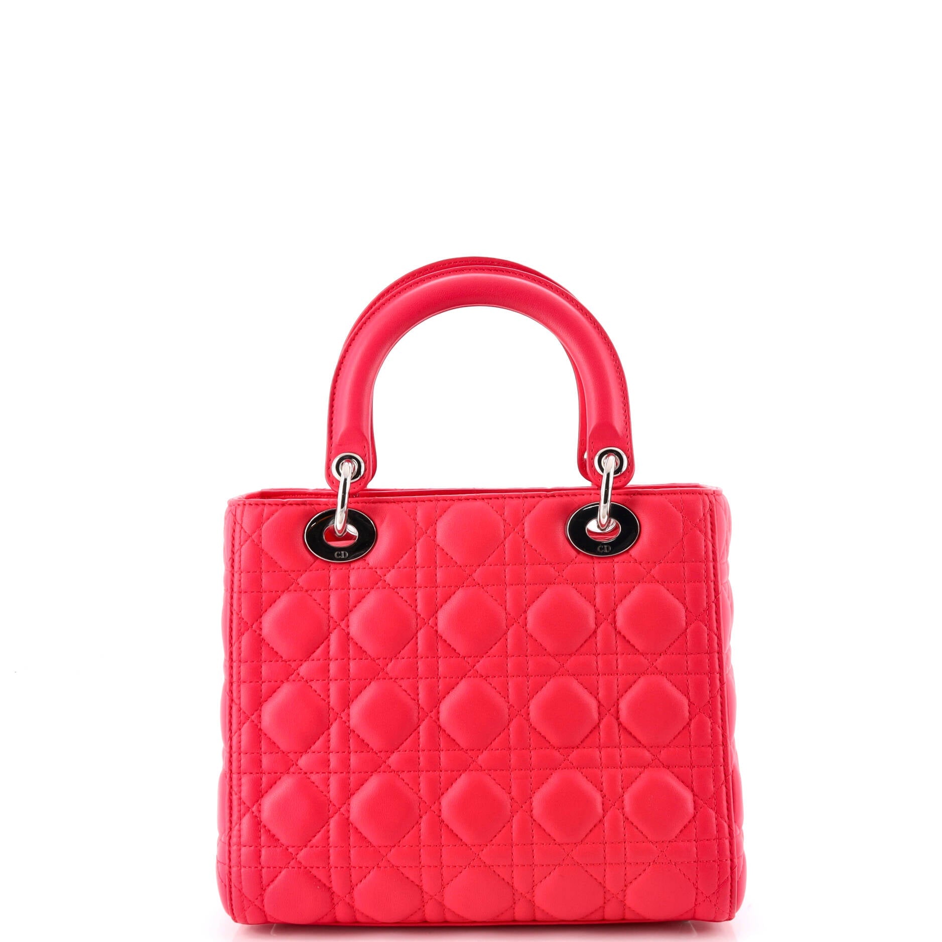 Lady Dior Bag Cannage Quilt Lambskin Medium