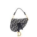 Saddle Handbag Oblique Canvas Mini