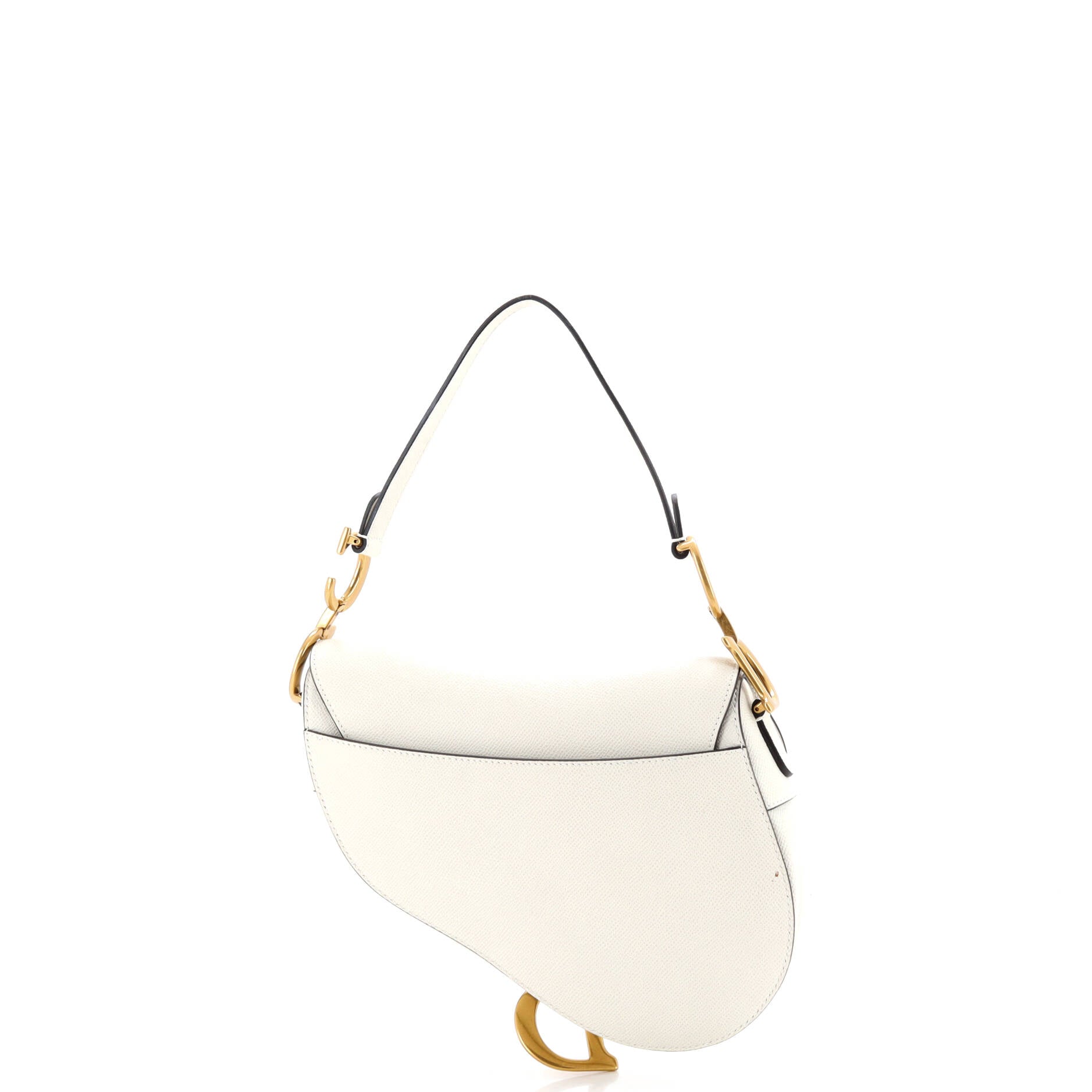 Saddle Handbag Leather Medium