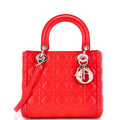 Lady Dior Bag Cannage Quilt Lambskin Medium