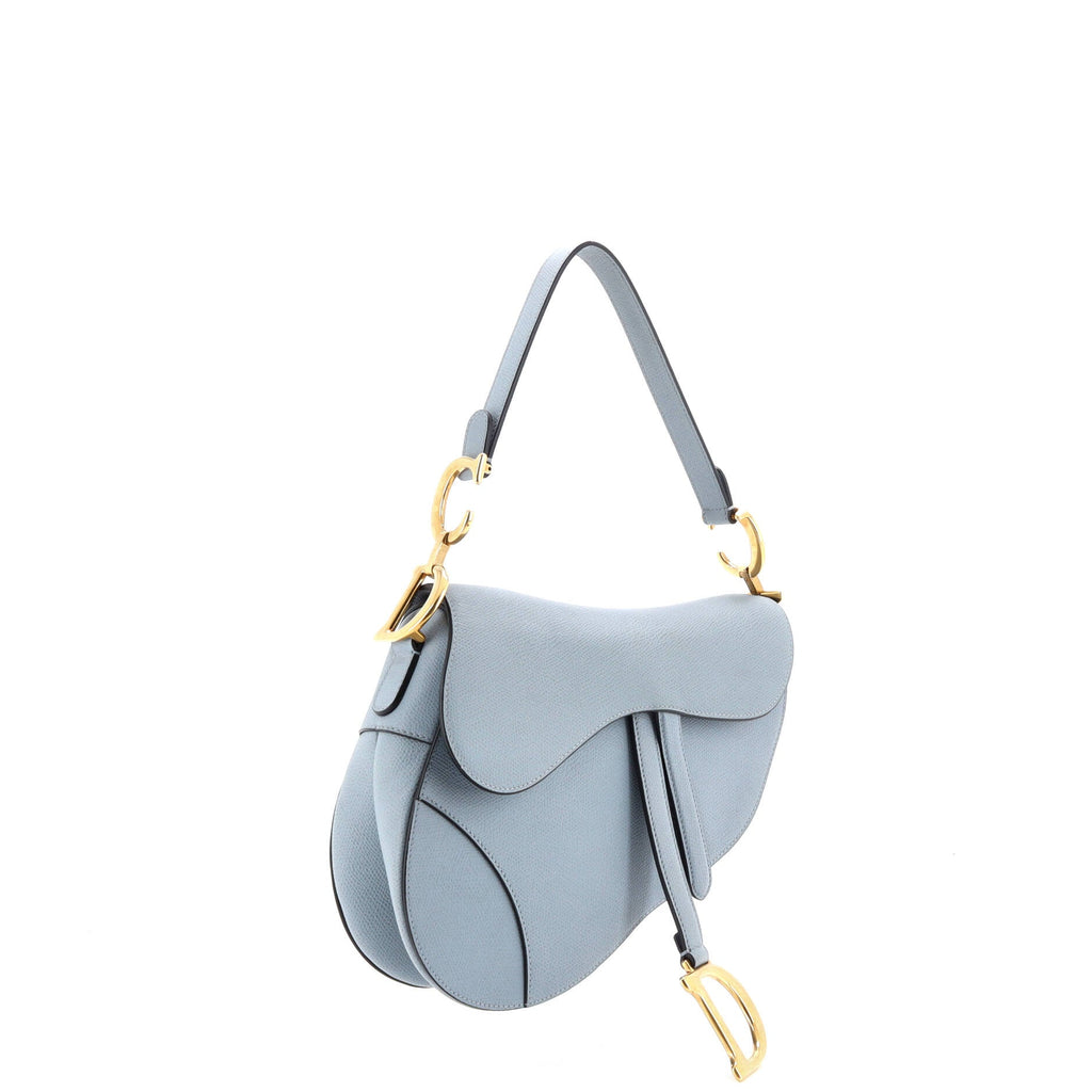 Saddle Handbag Leather Medium
