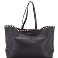 Rockstud Shopper Tote Leather Large