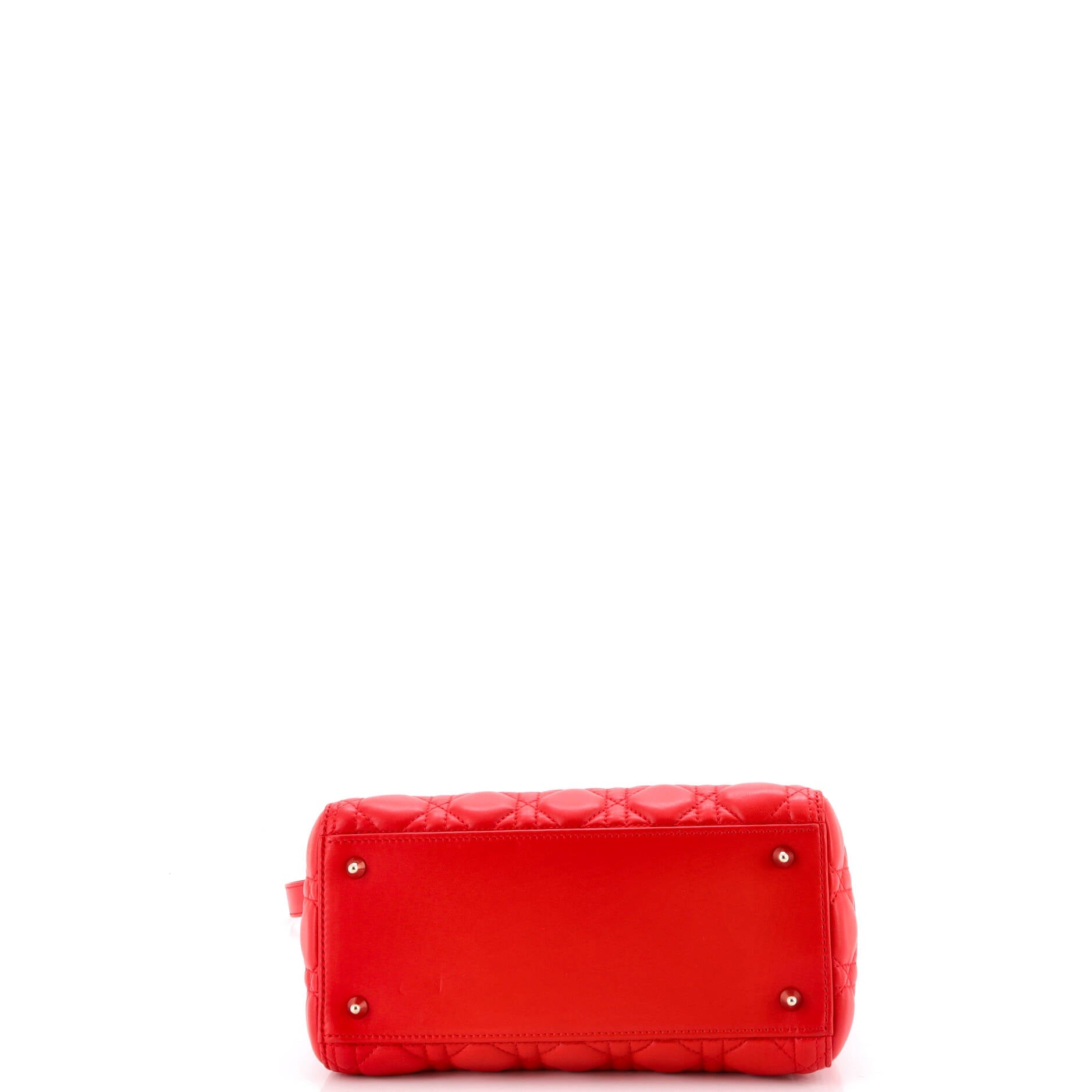 Lady Dior Bag Cannage Quilt Lambskin Medium