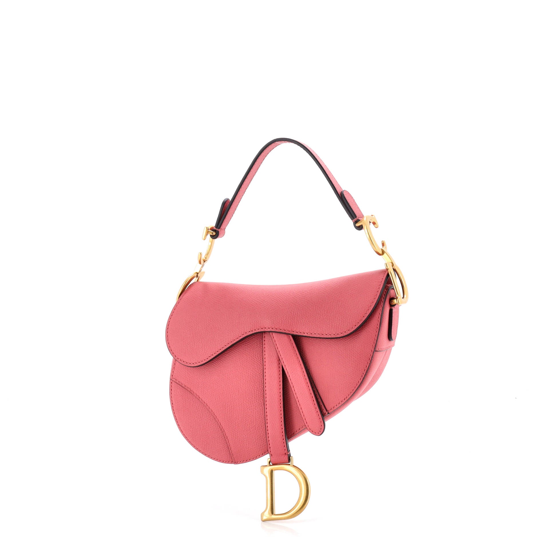 Saddle Handbag Leather Mini
