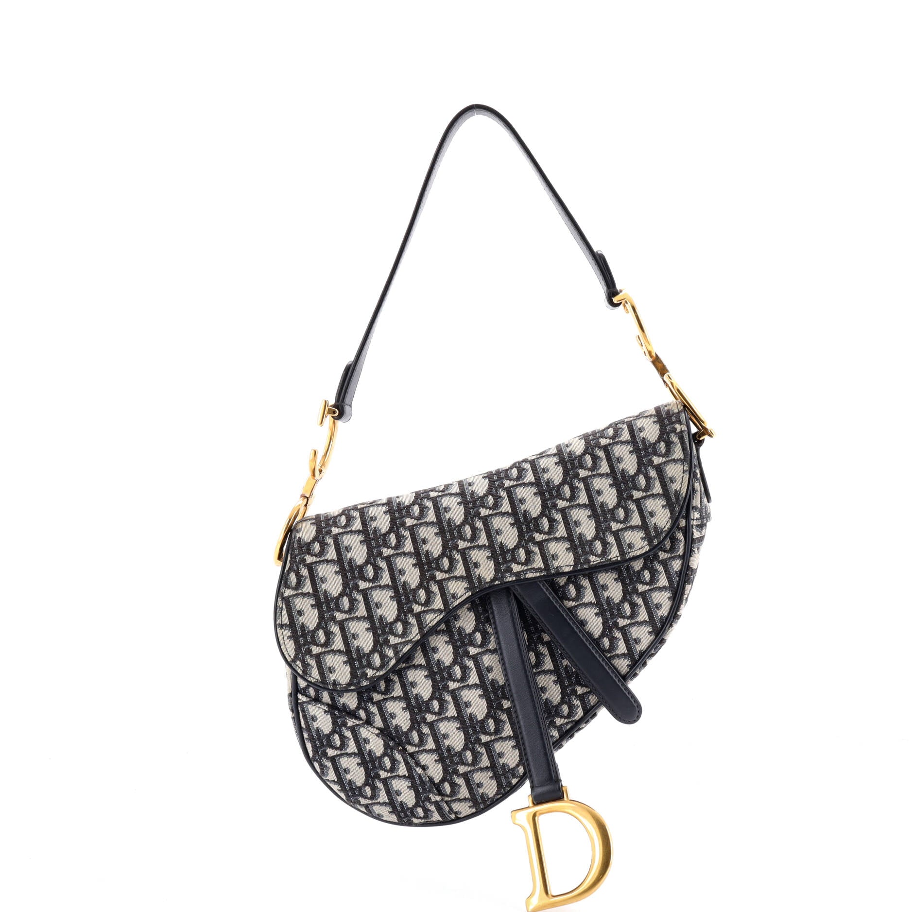 Saddle Handbag Oblique Canvas Medium