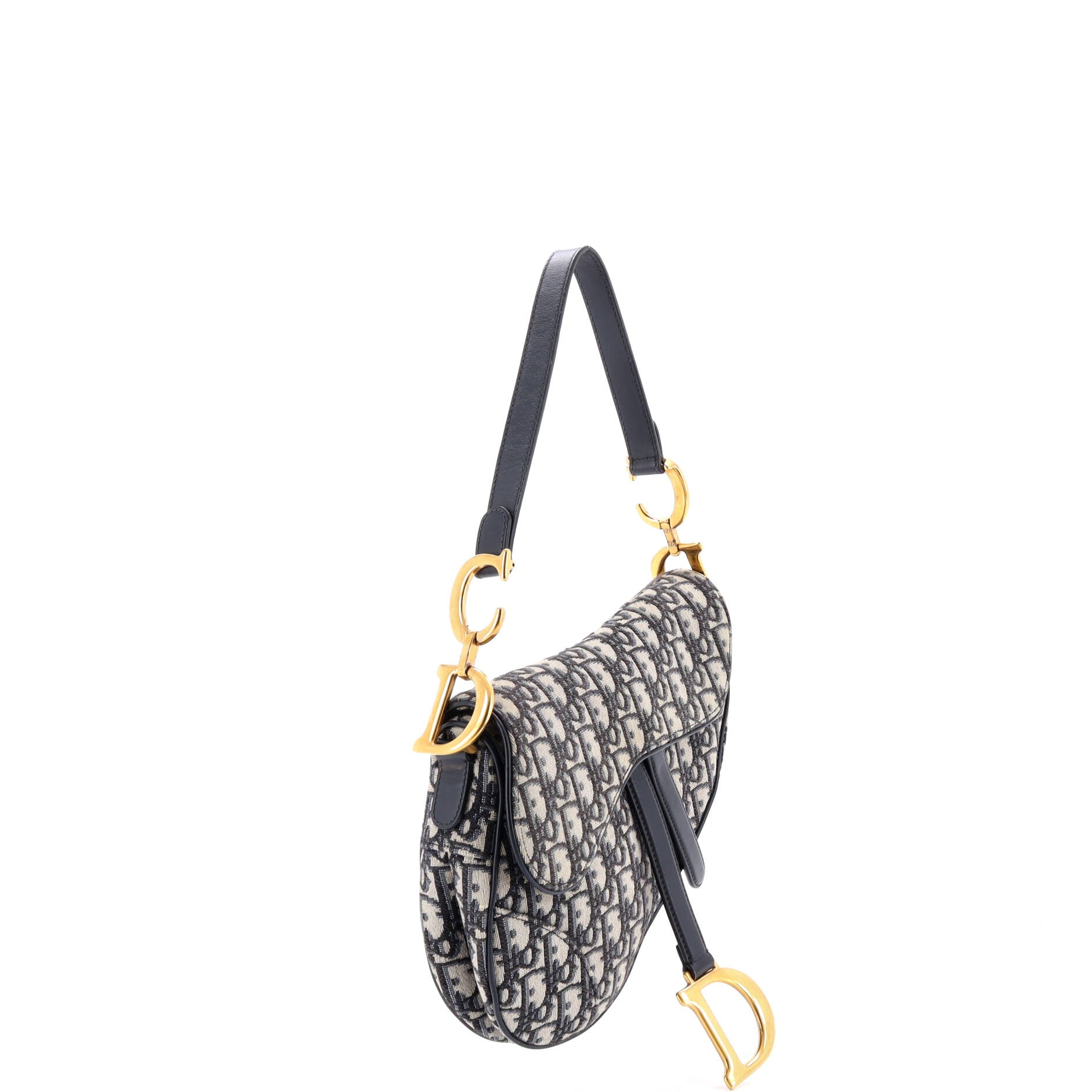 Saddle Handbag Oblique Canvas Medium