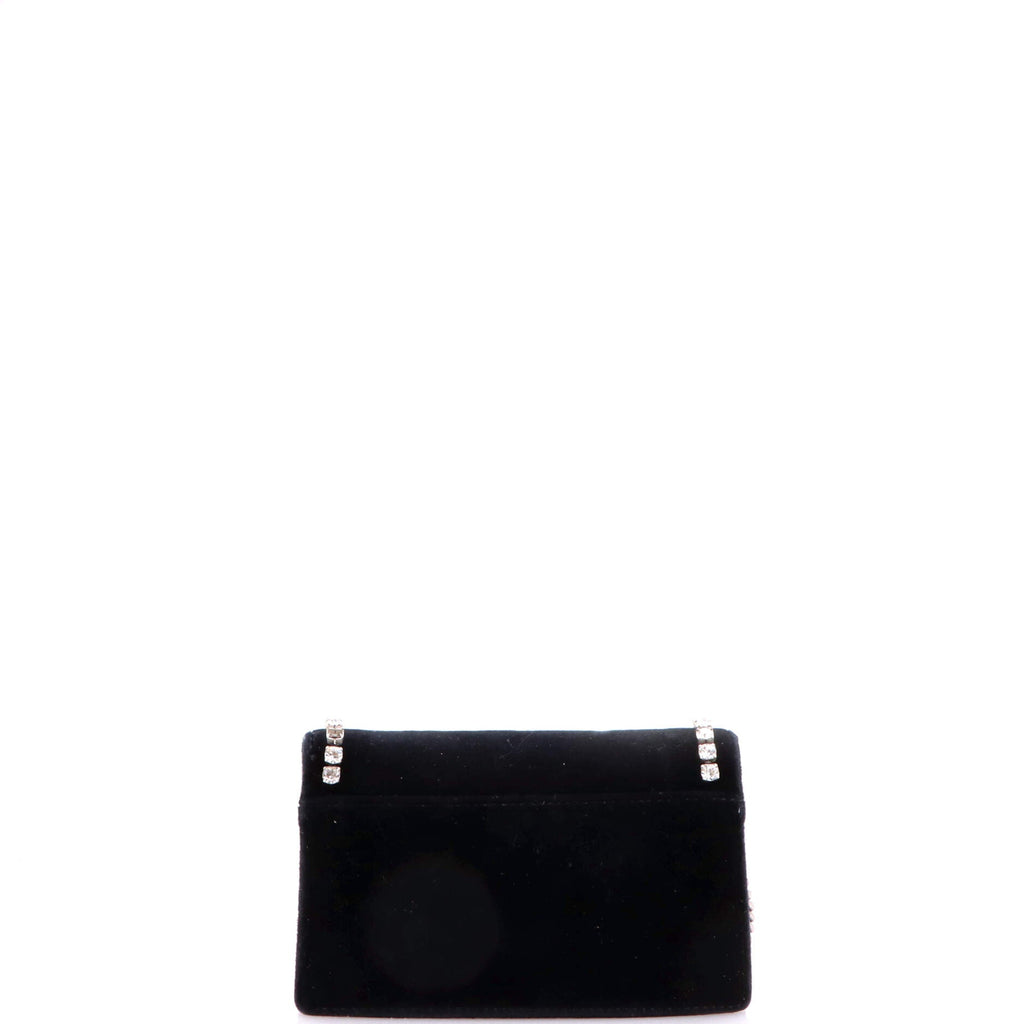 Dionysus Bag Crystal Embellished Velvet Super Mini