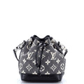 Noe NM Handbag Monogram Jacquard Denim Nano