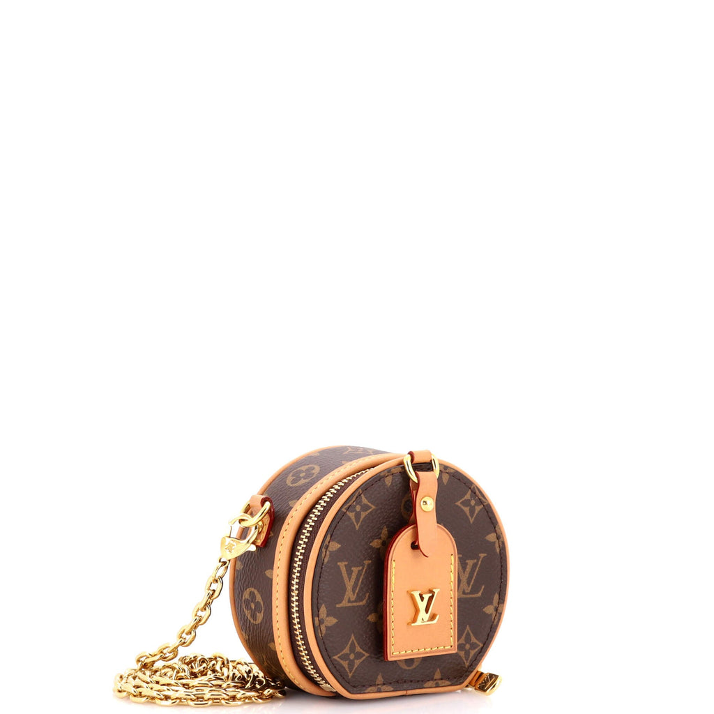 Boite Chapeau Necklace Bag Monogram Canvas