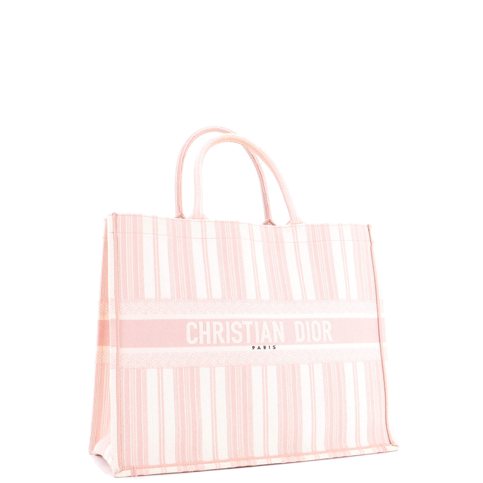 Book Tote Embroidered Canvas Large