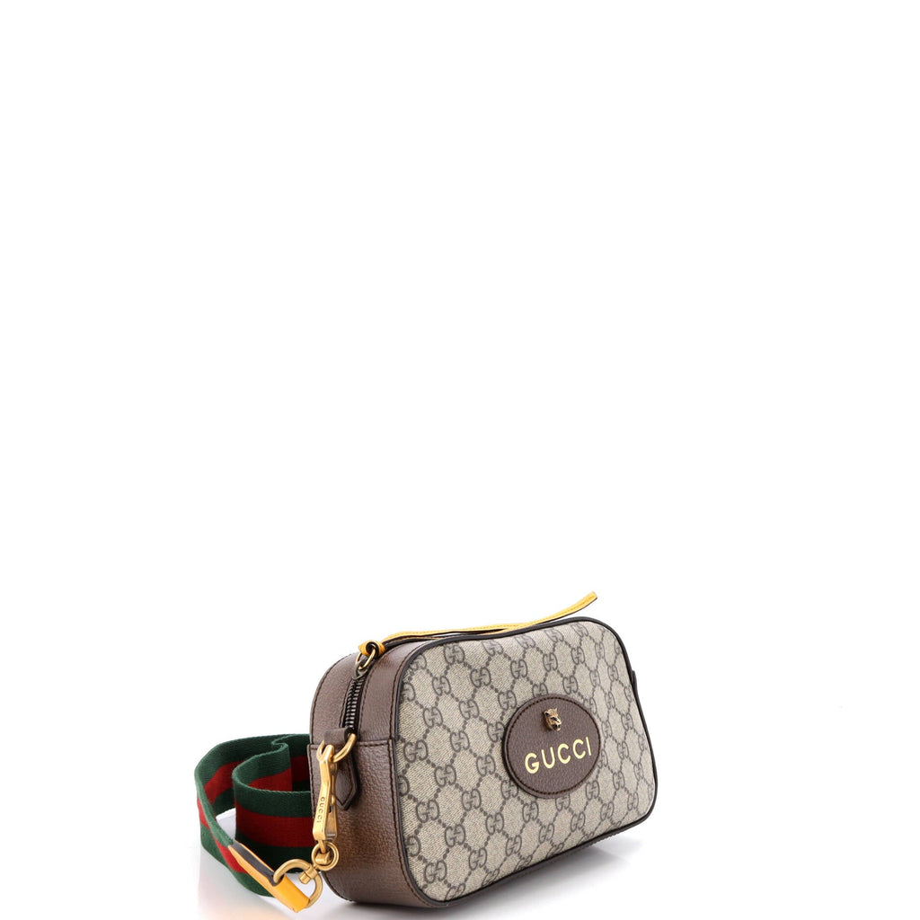 Neo Vintage Camera Messenger Bag GG Coated Canvas