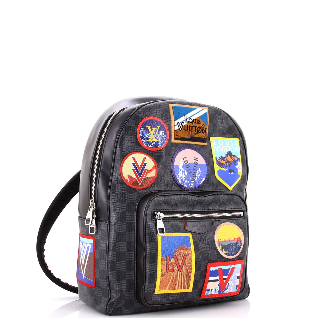Josh Backpack Alps Patches Damier Graphite