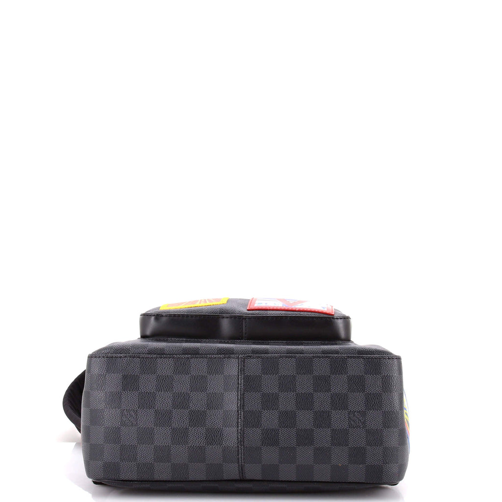 Josh Backpack Alps Patches Damier Graphite