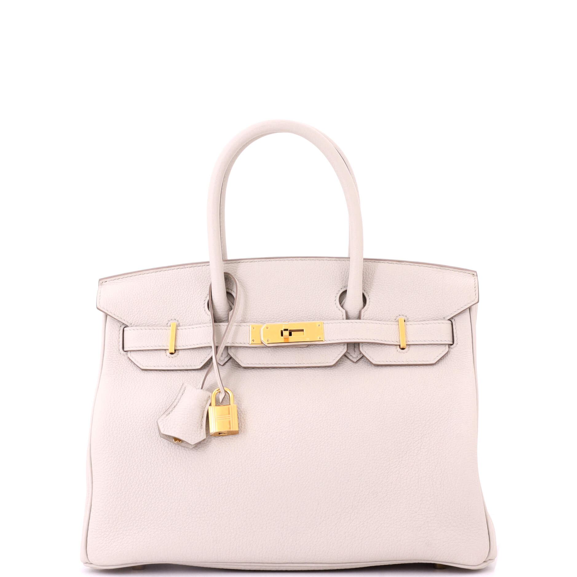Birkin Handbag Light Togo with Gold Hardware 30