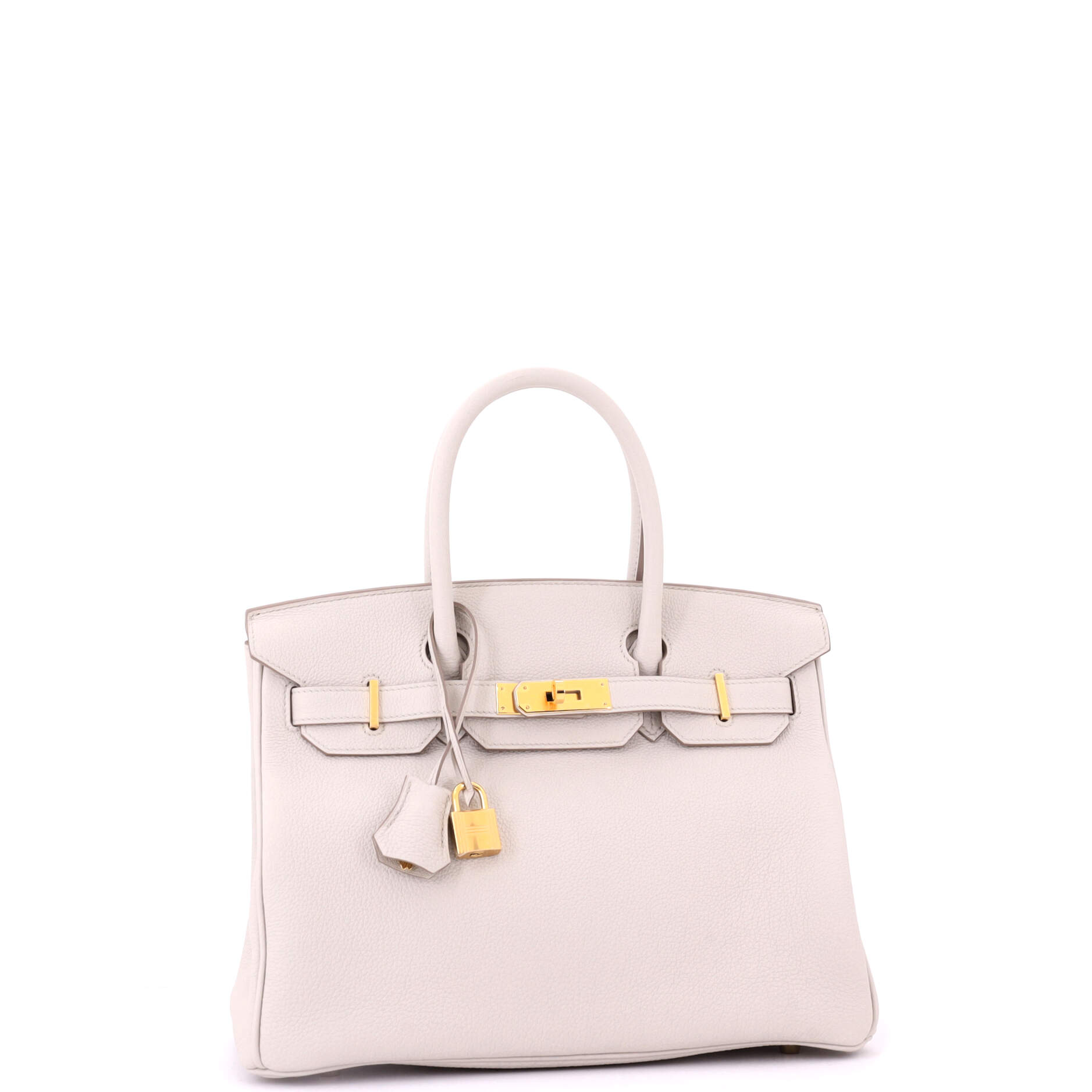 Birkin Handbag Light Togo with Gold Hardware 30