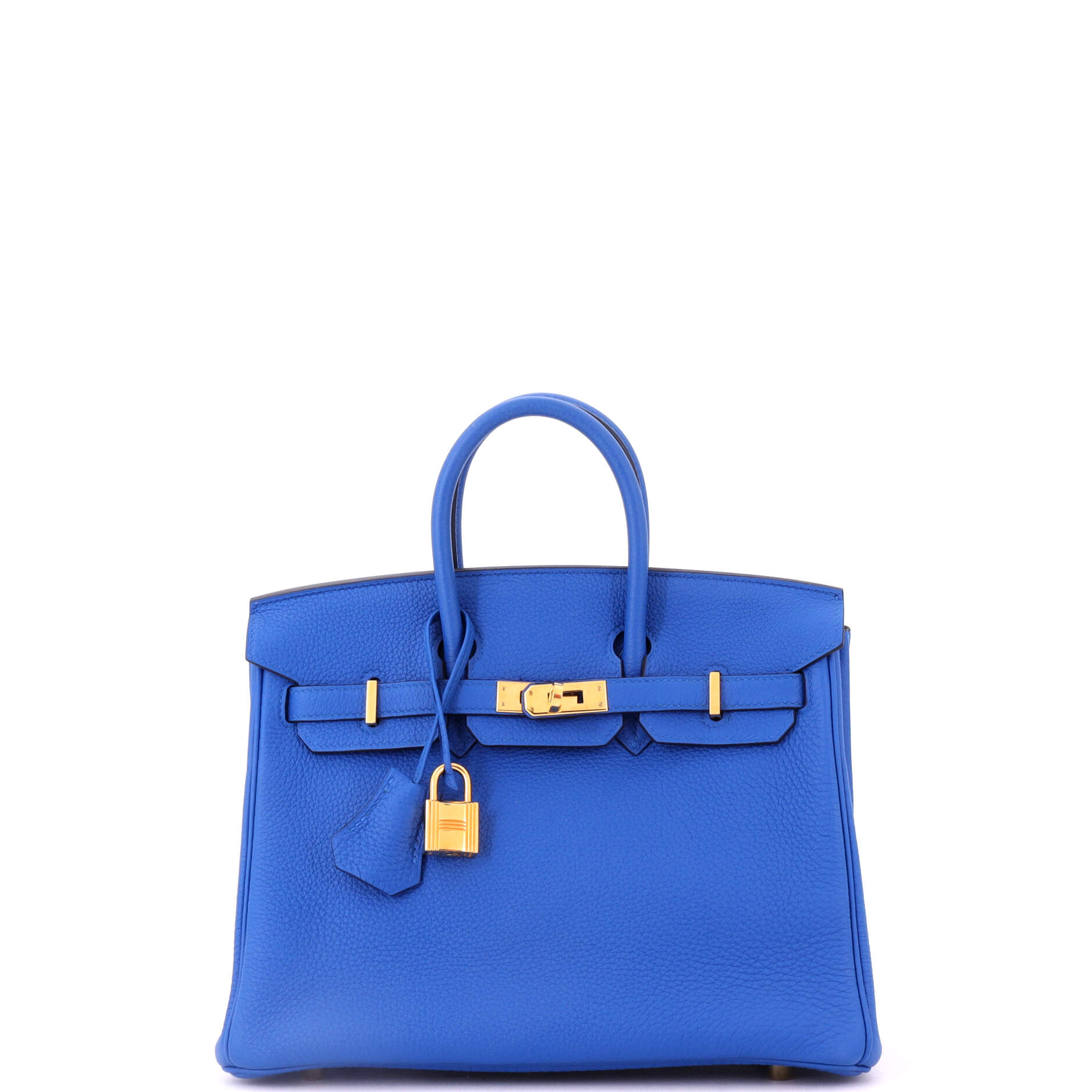 Birkin Handbag Bleu France Togo with Gold Hardware 25