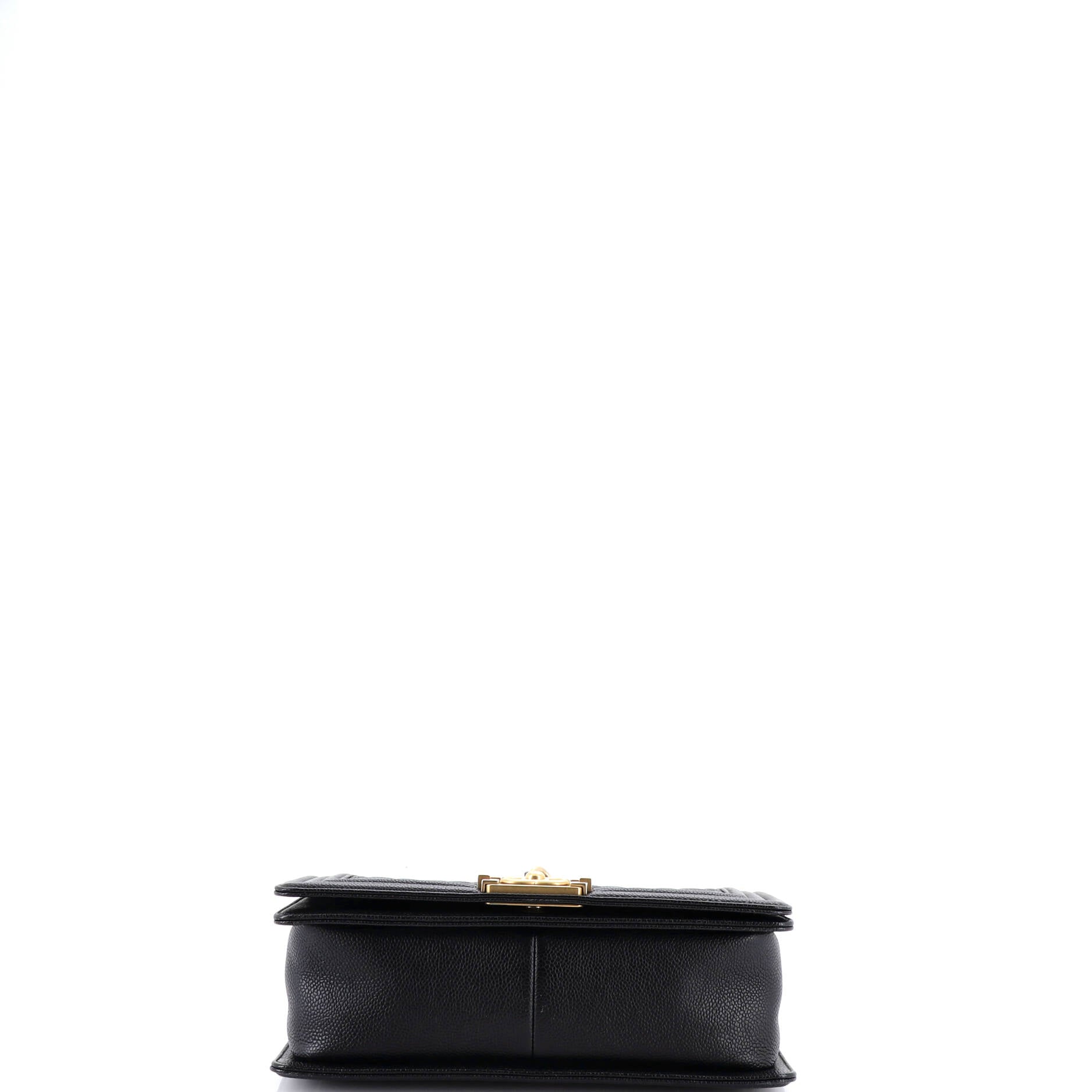 Boy Flap Bag Quilted Caviar Old Medium
