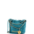 22 Chain Hobo Quilted Calfskin Mini