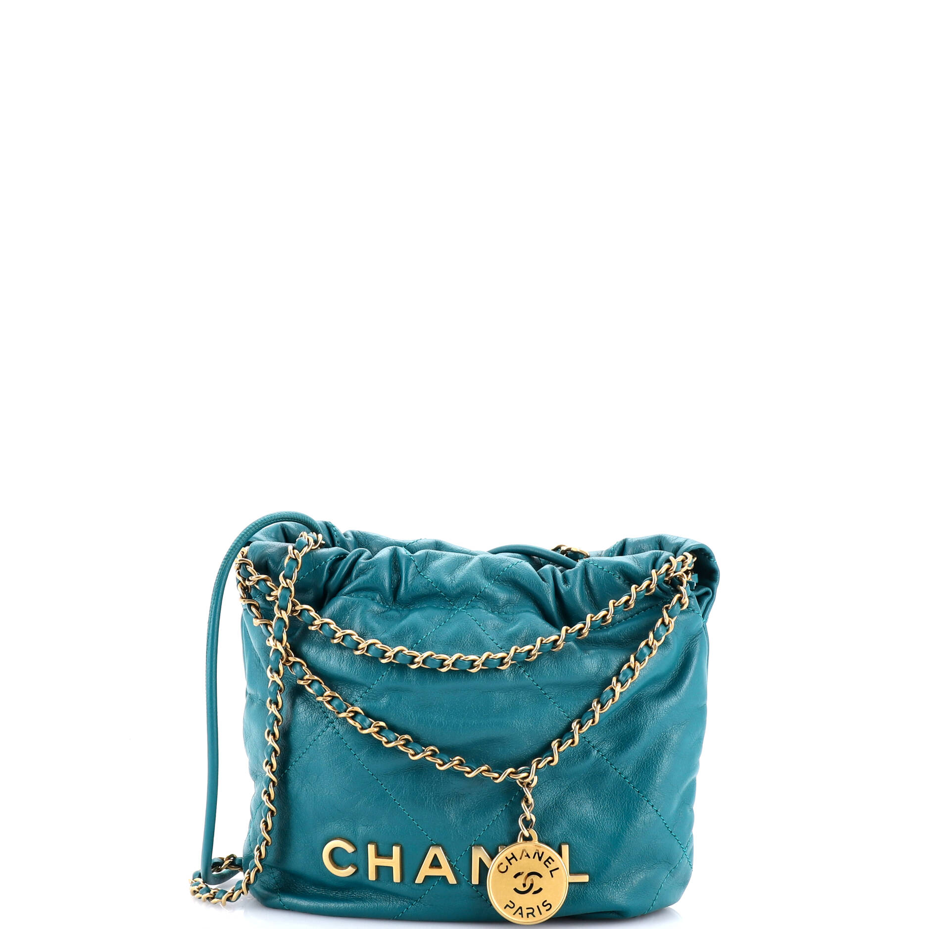22 Chain Hobo Quilted Calfskin Mini