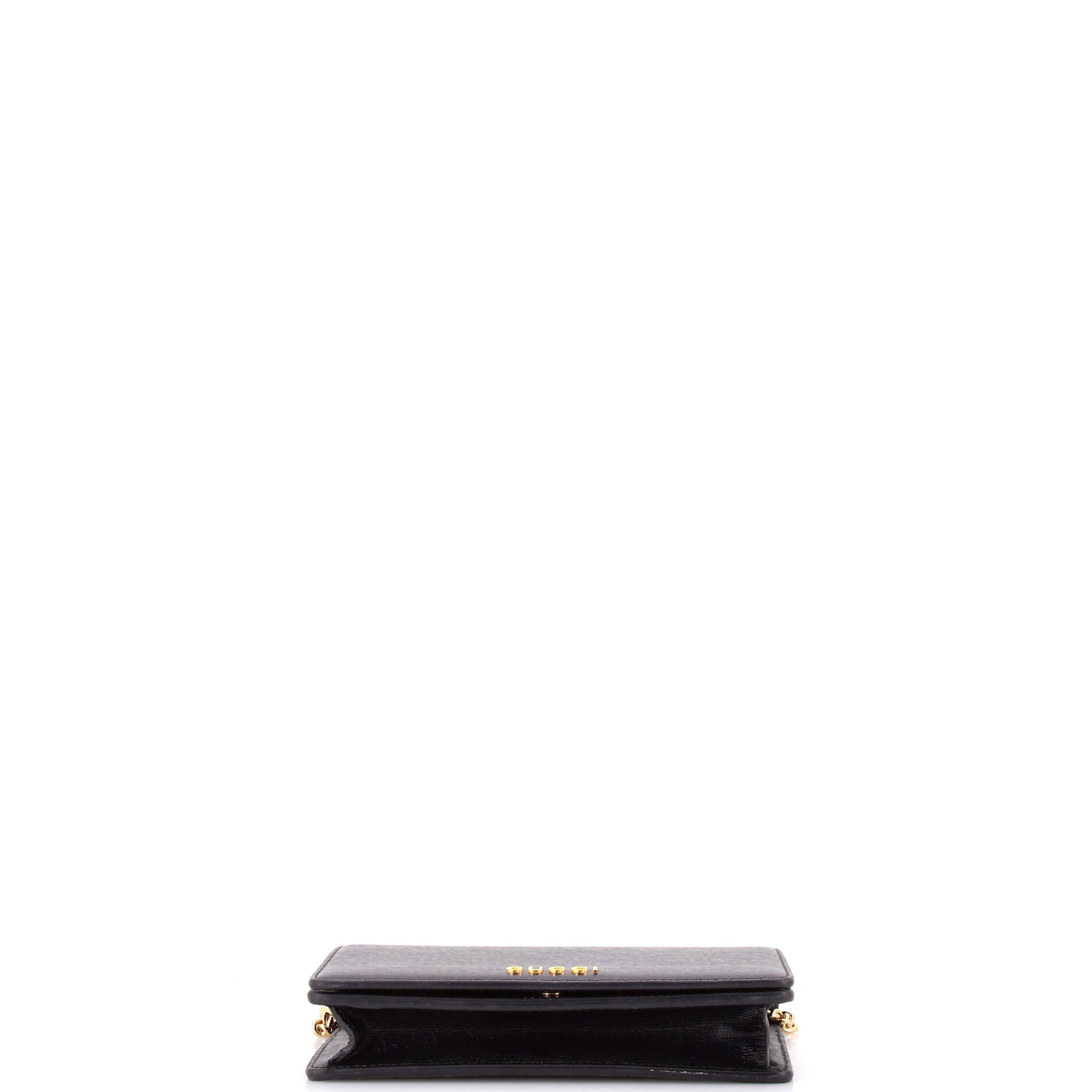 Petite GG Marmont Chain Wallet Leather Mini