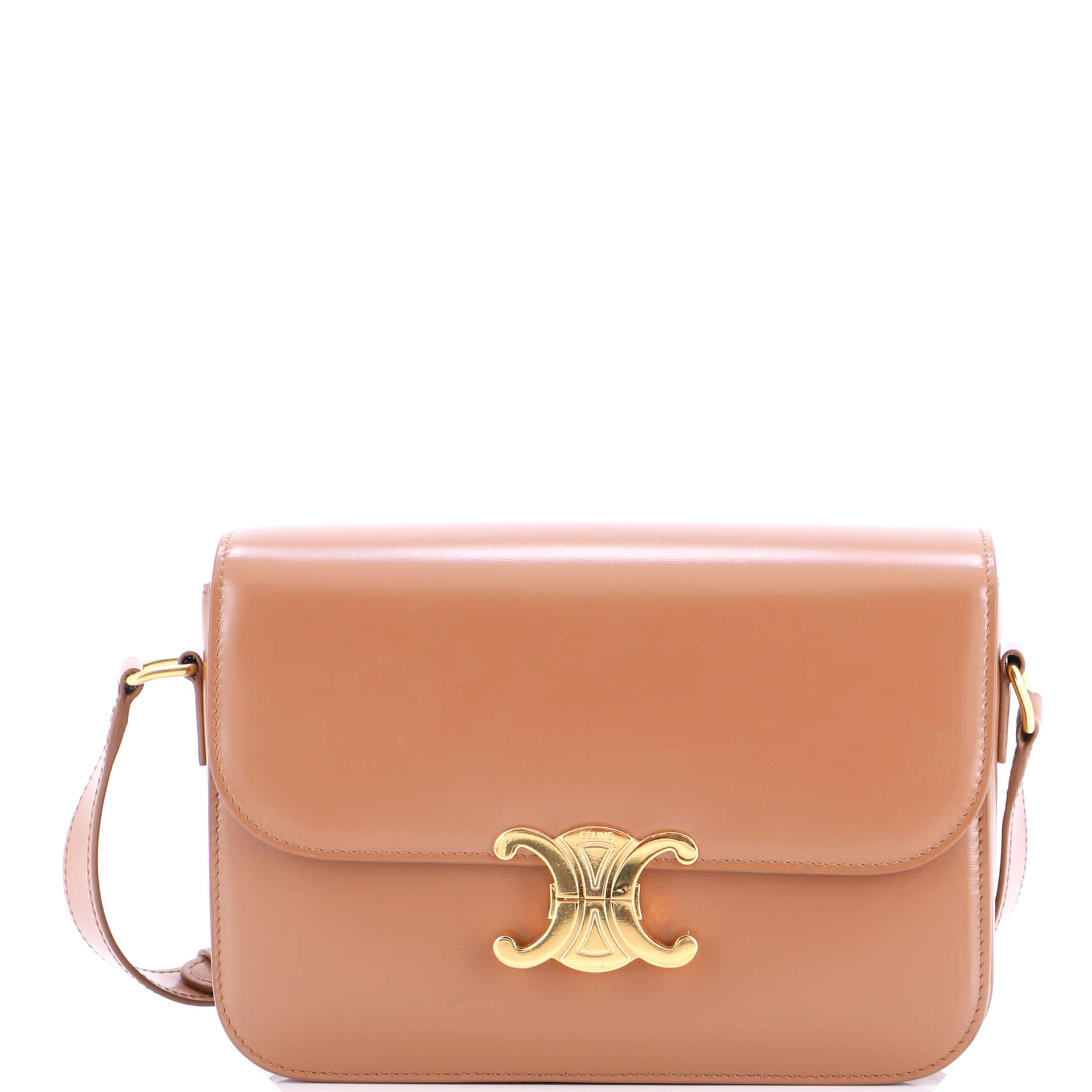 Triomphe Shoulder Bag Smooth Calfskin Medium