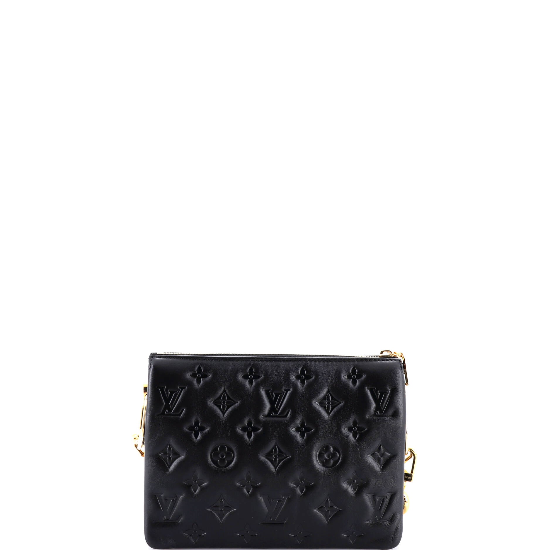 Coussin Bag Monogram Embossed Lambskin BB