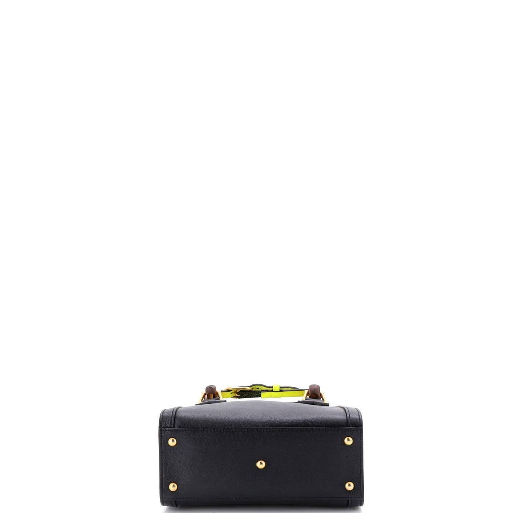 Diana NM Bamboo Handle Tote Leather Mini