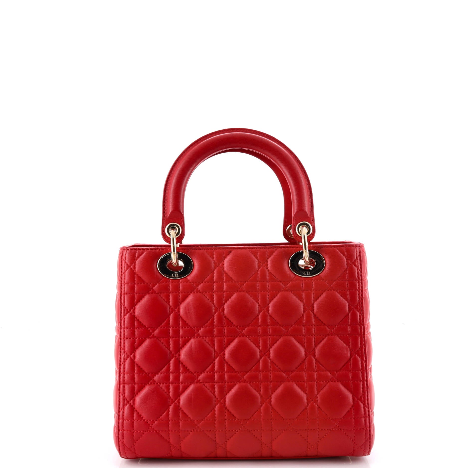 Lady Dior Bag Cannage Quilt Lambskin Medium