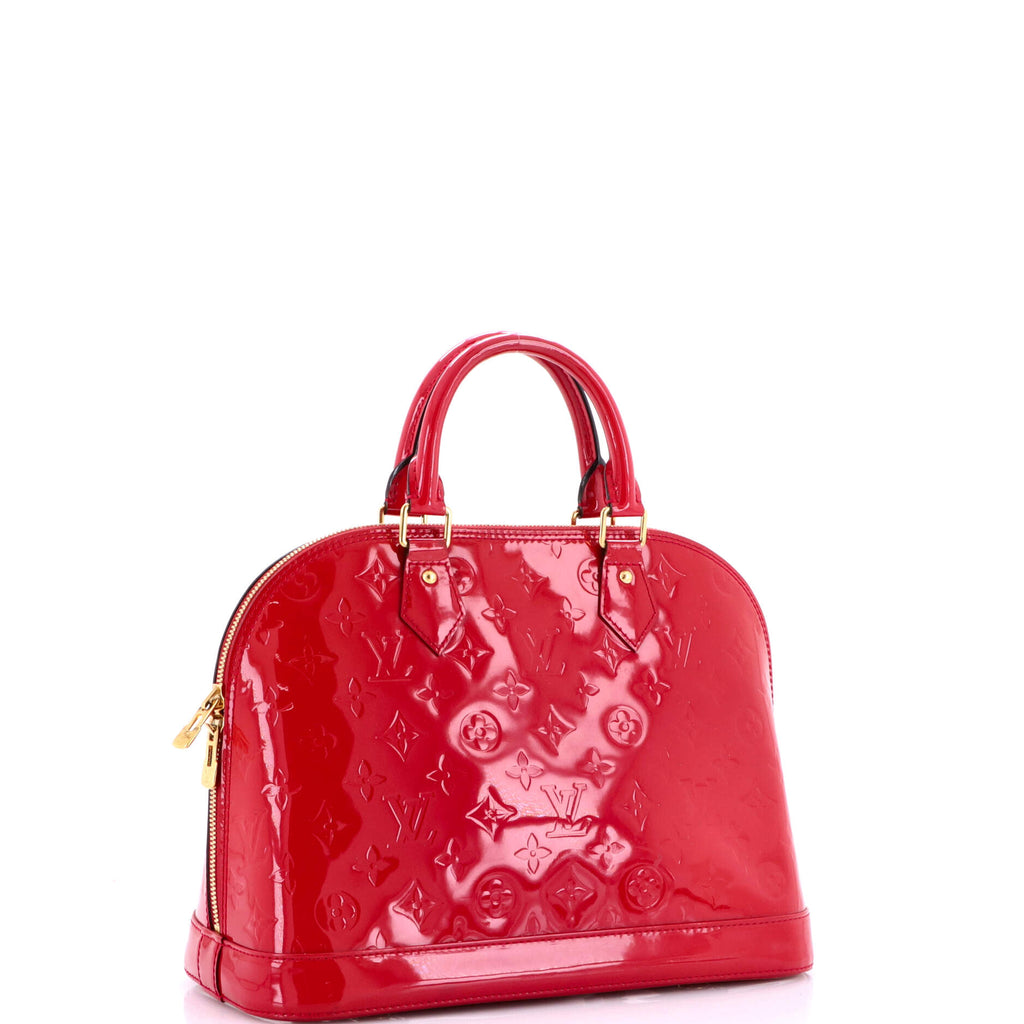 Alma Handbag Monogram Vernis PM