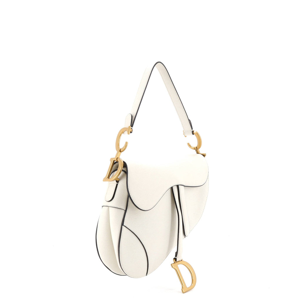 Saddle Handbag Leather Medium