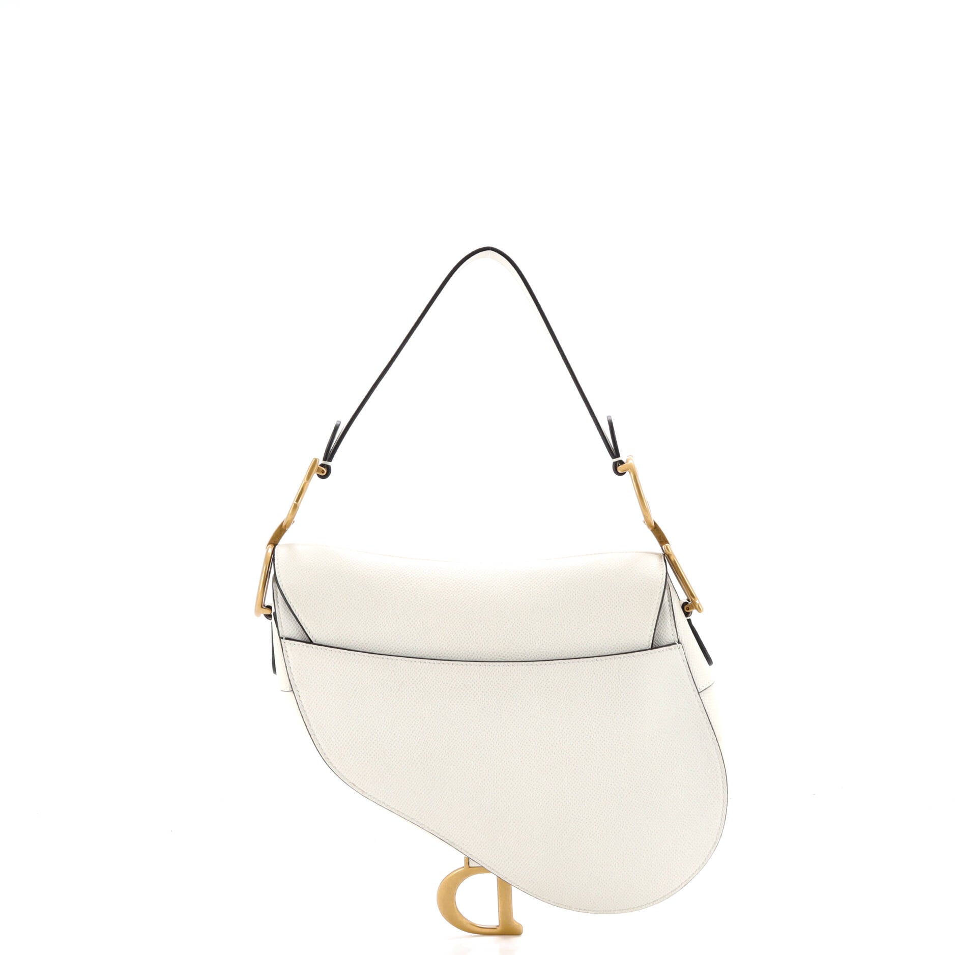 Saddle Handbag Leather Medium