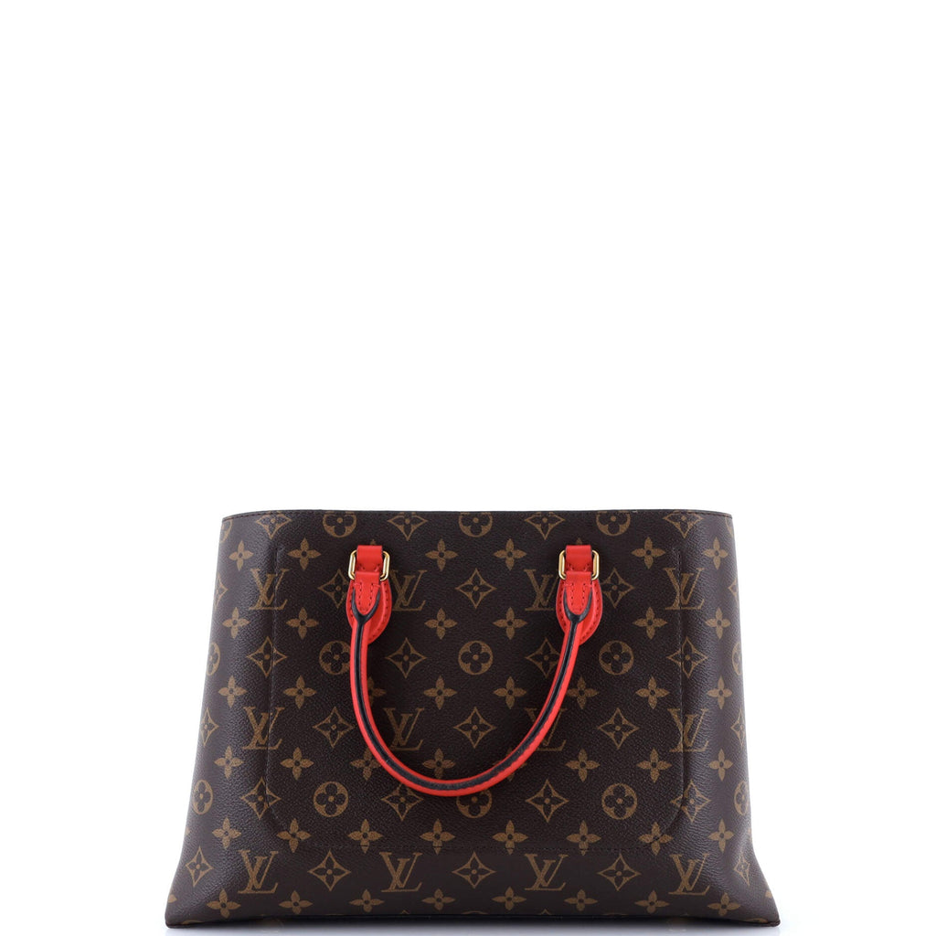 Flower Tote Monogram Canvas with Leather