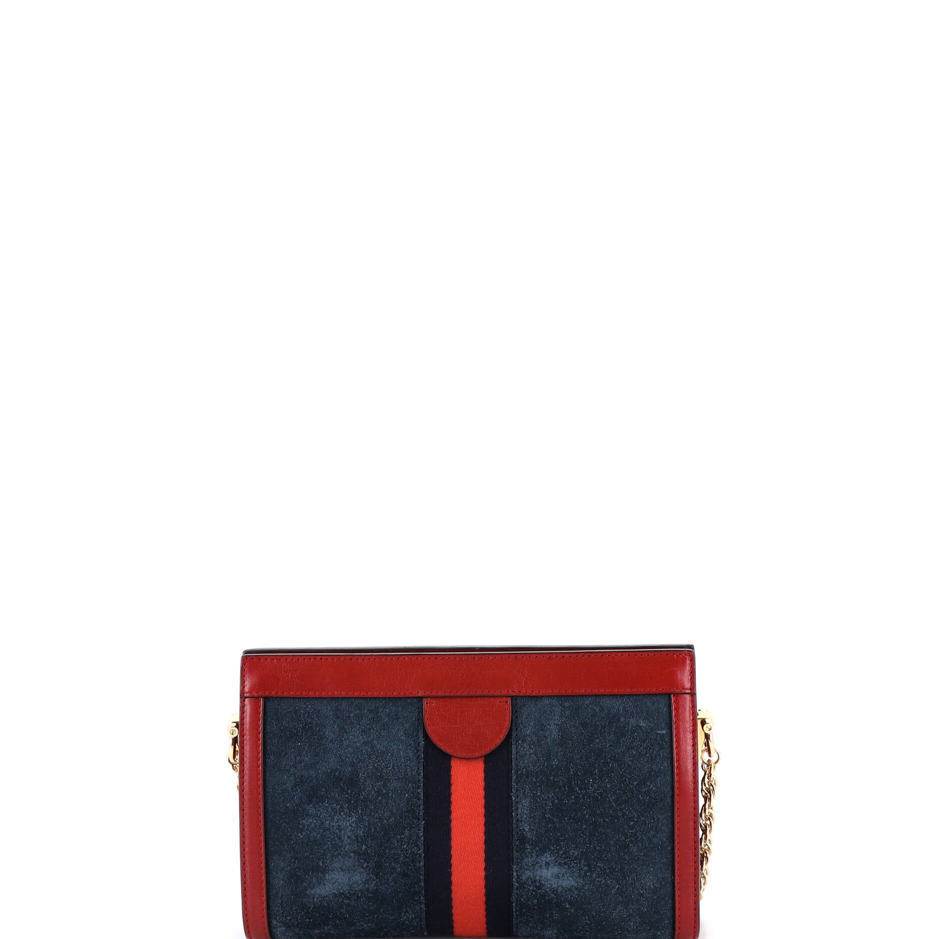 Ophidia Chain Shoulder Bag Suede Small