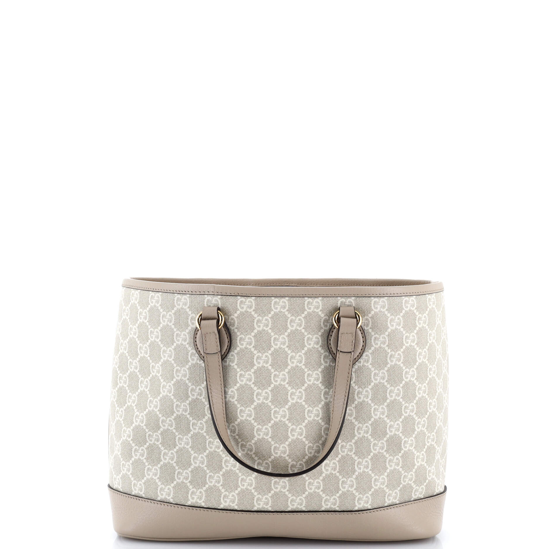 Ophidia Top Handle Shopping Tote GG Coated Canvas and Leather Small