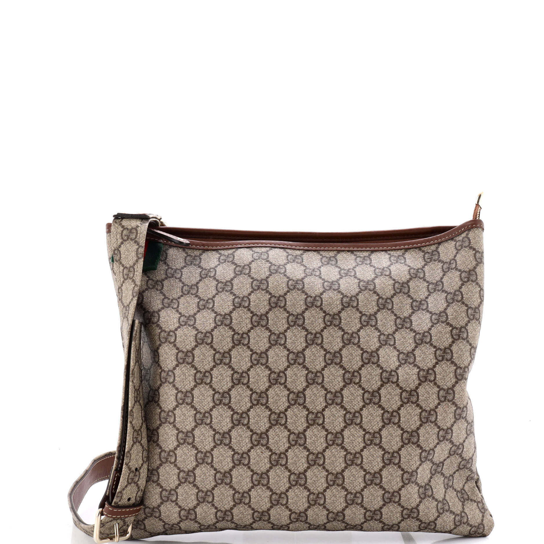 Web Loop Flat Messenger GG Coated Canvas Large