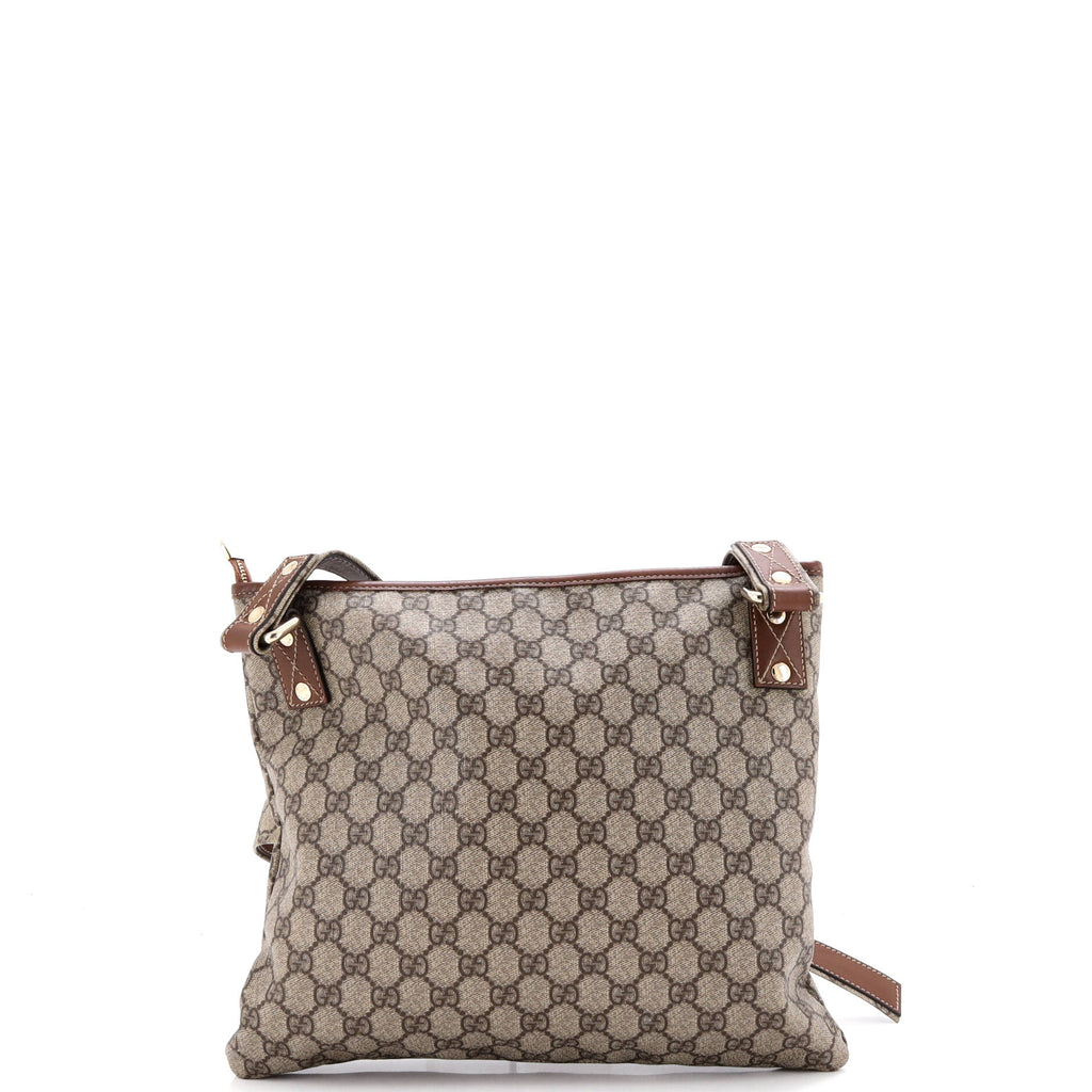 Web Loop Flat Messenger GG Coated Canvas Large