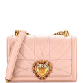 Devotion Full Flap Shoulder Bag Quilted Leather Small