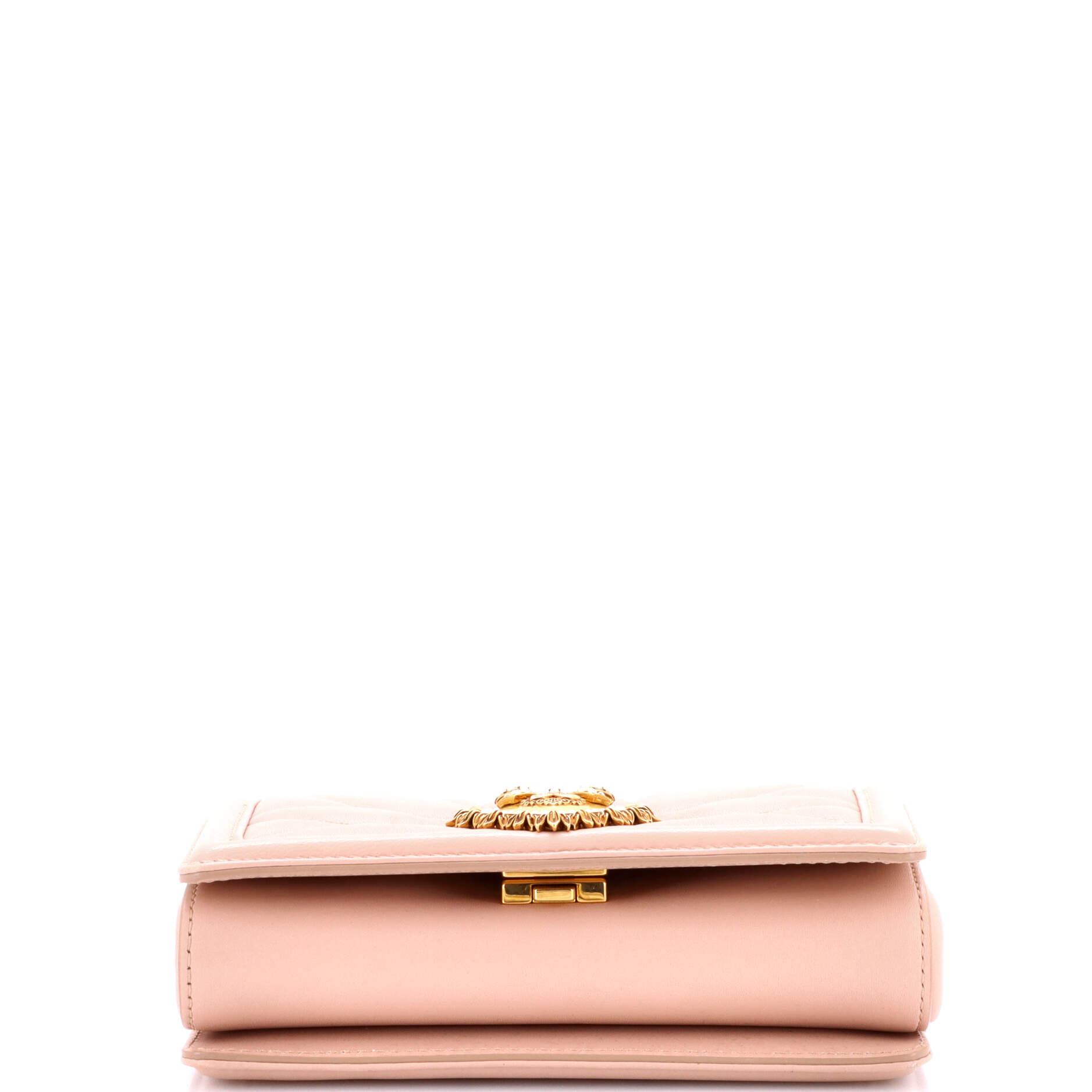 Devotion Full Flap Shoulder Bag Quilted Leather Small