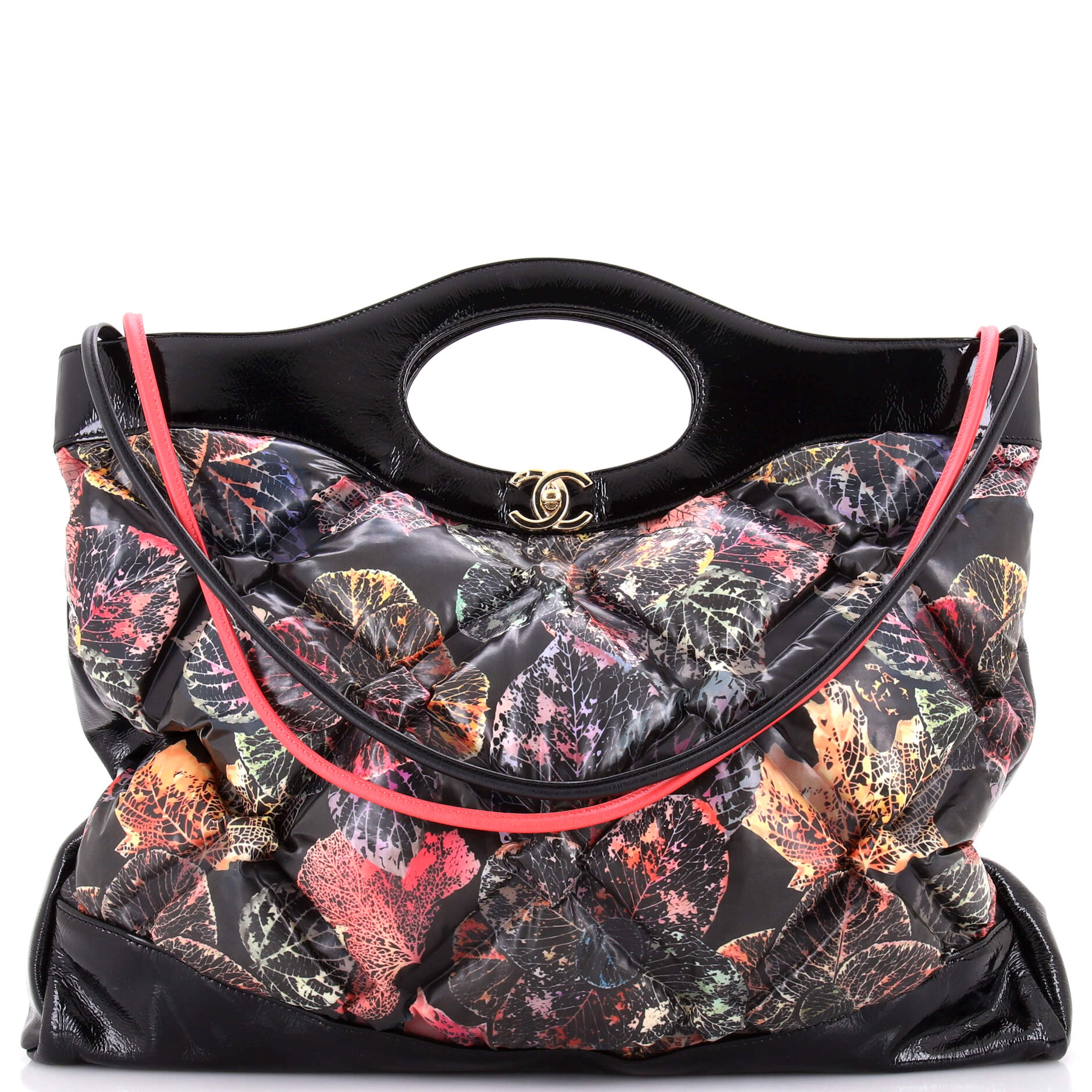31 Shopping Bag Quilted Printed Puffy Leather XL