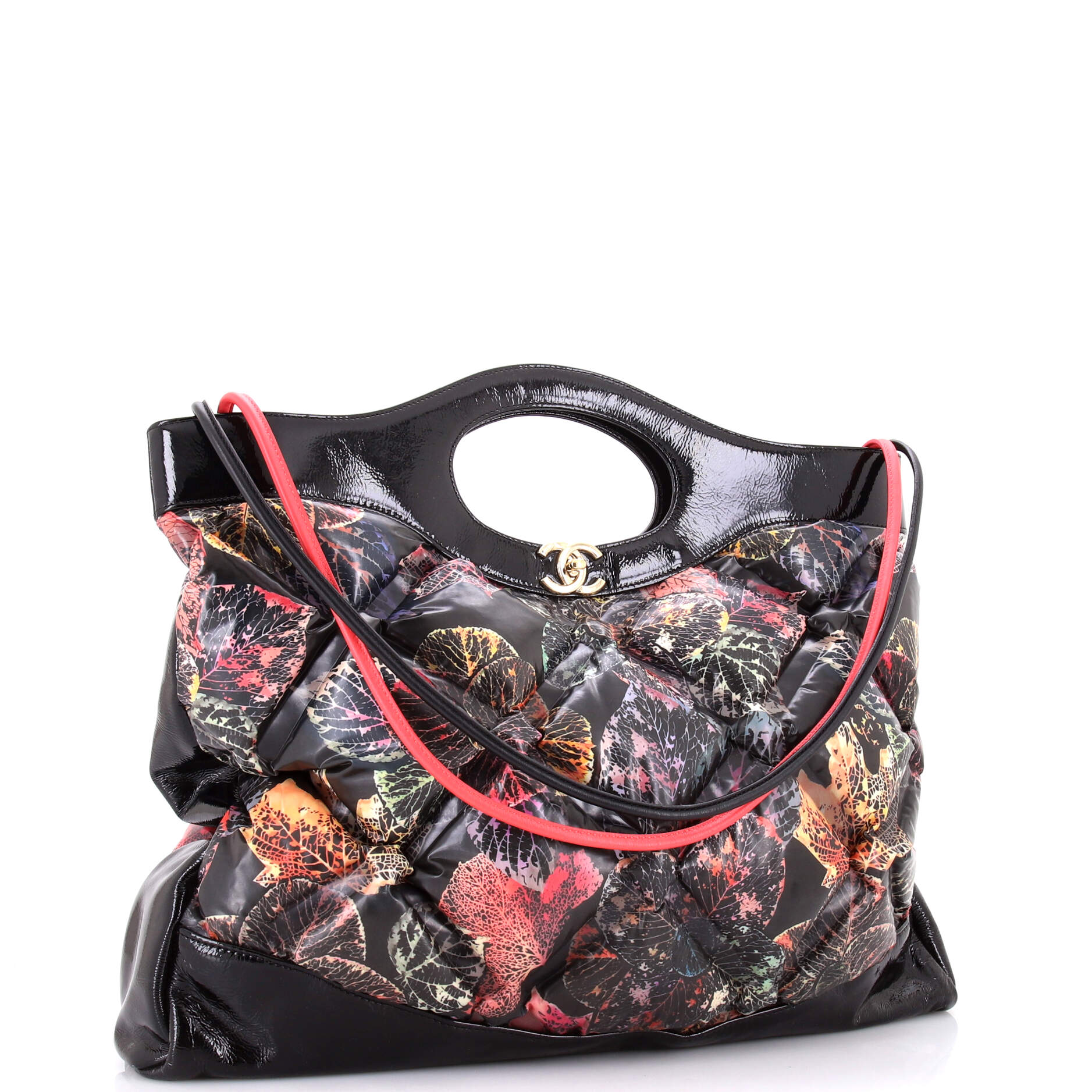 31 Shopping Bag Quilted Printed Puffy Leather XL