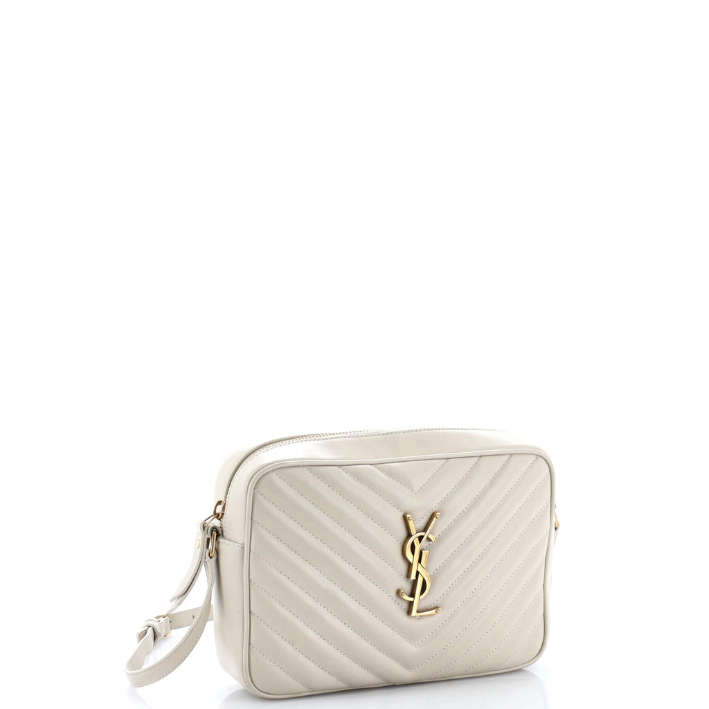 Lou Camera Bag Matelasse Chevron Leather Small