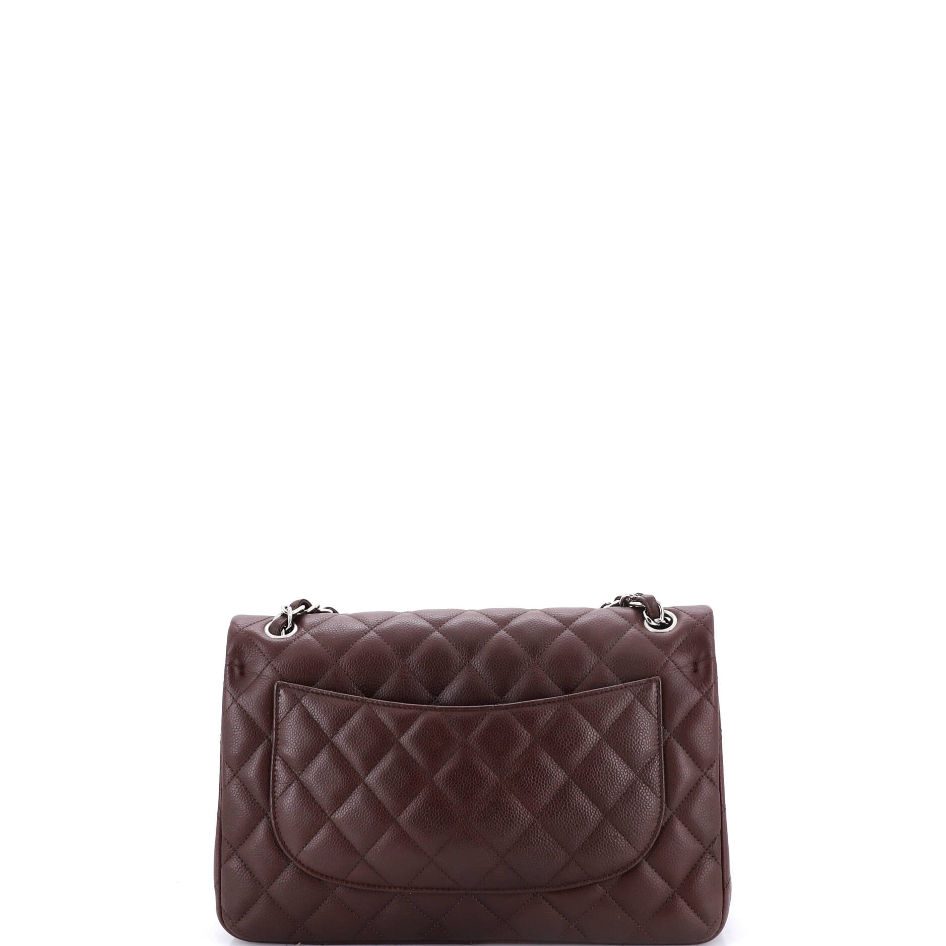 Classic Double Flap Bag Quilted Caviar Jumbo