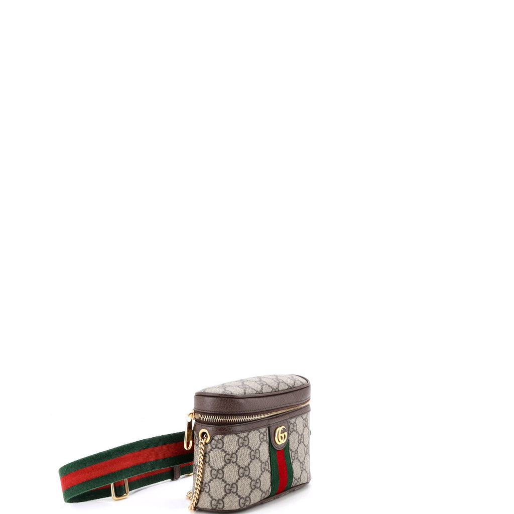 Ophidia Chain Belt Bag GG Coated Canvas Small