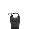 Strap Box Top Handle Bag Triomphe Coated Canvas