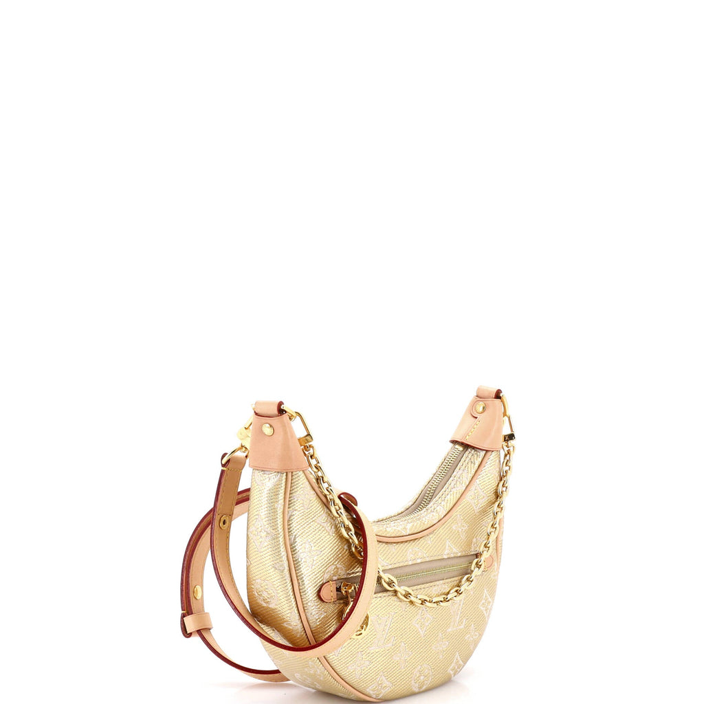 Loop Handbag Monoglam Jacquard Canvas