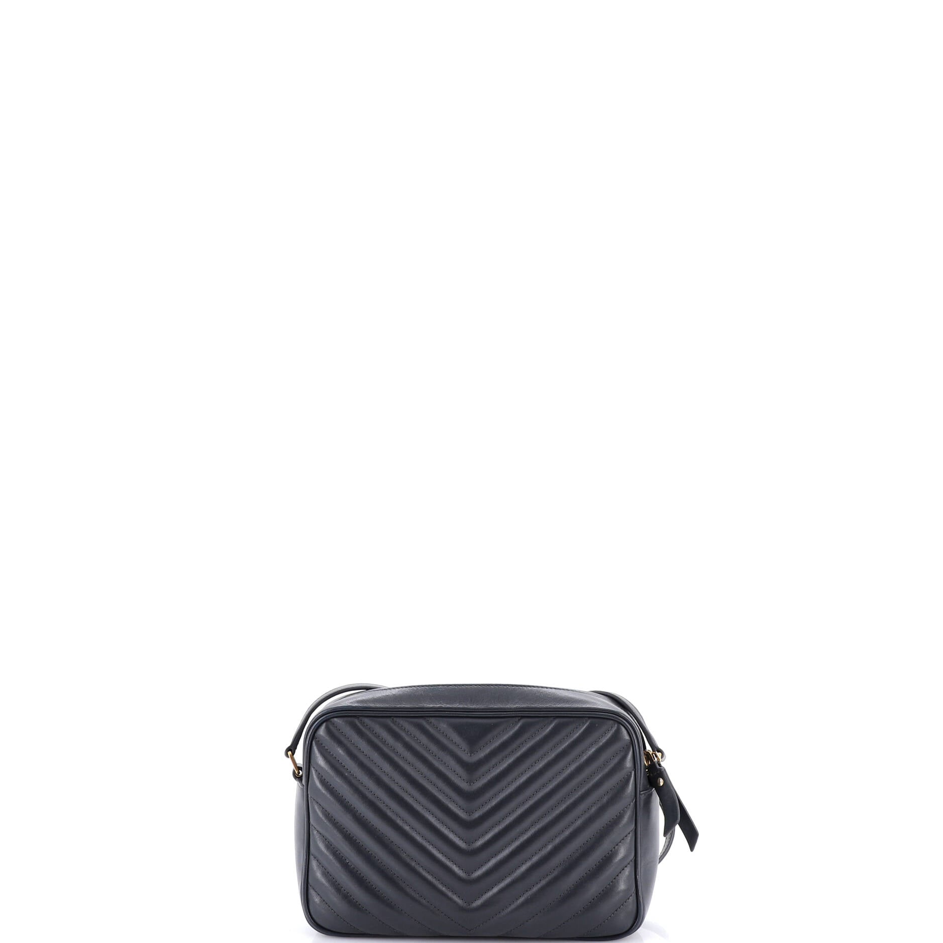 Lou Camera Bag Matelasse Chevron Leather Small