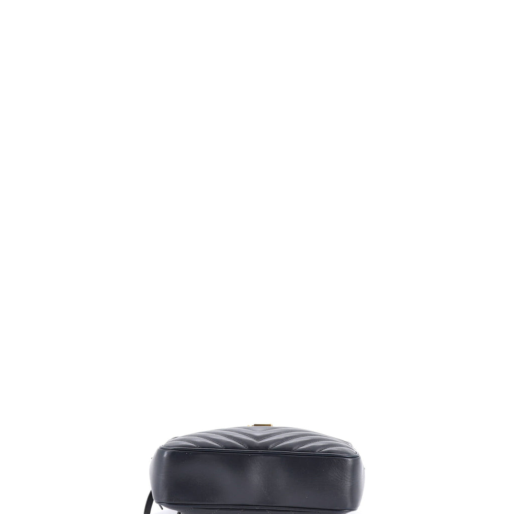 Lou Camera Bag Matelasse Chevron Leather Small