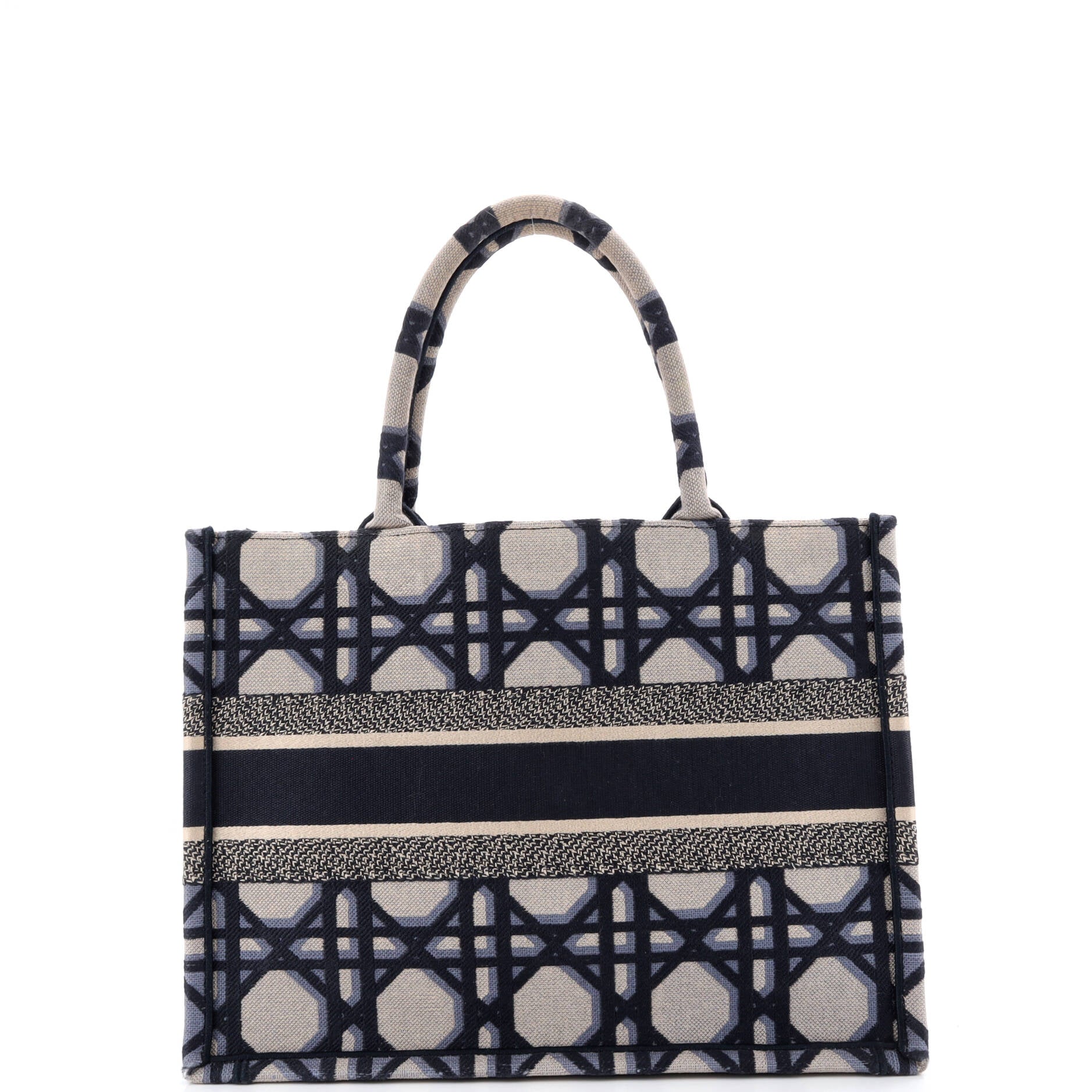 Book Tote Macrocannage Canvas Medium